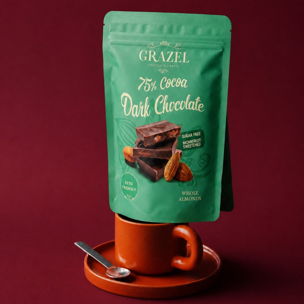 Sugar free Dark Chocolate Whole Almonds