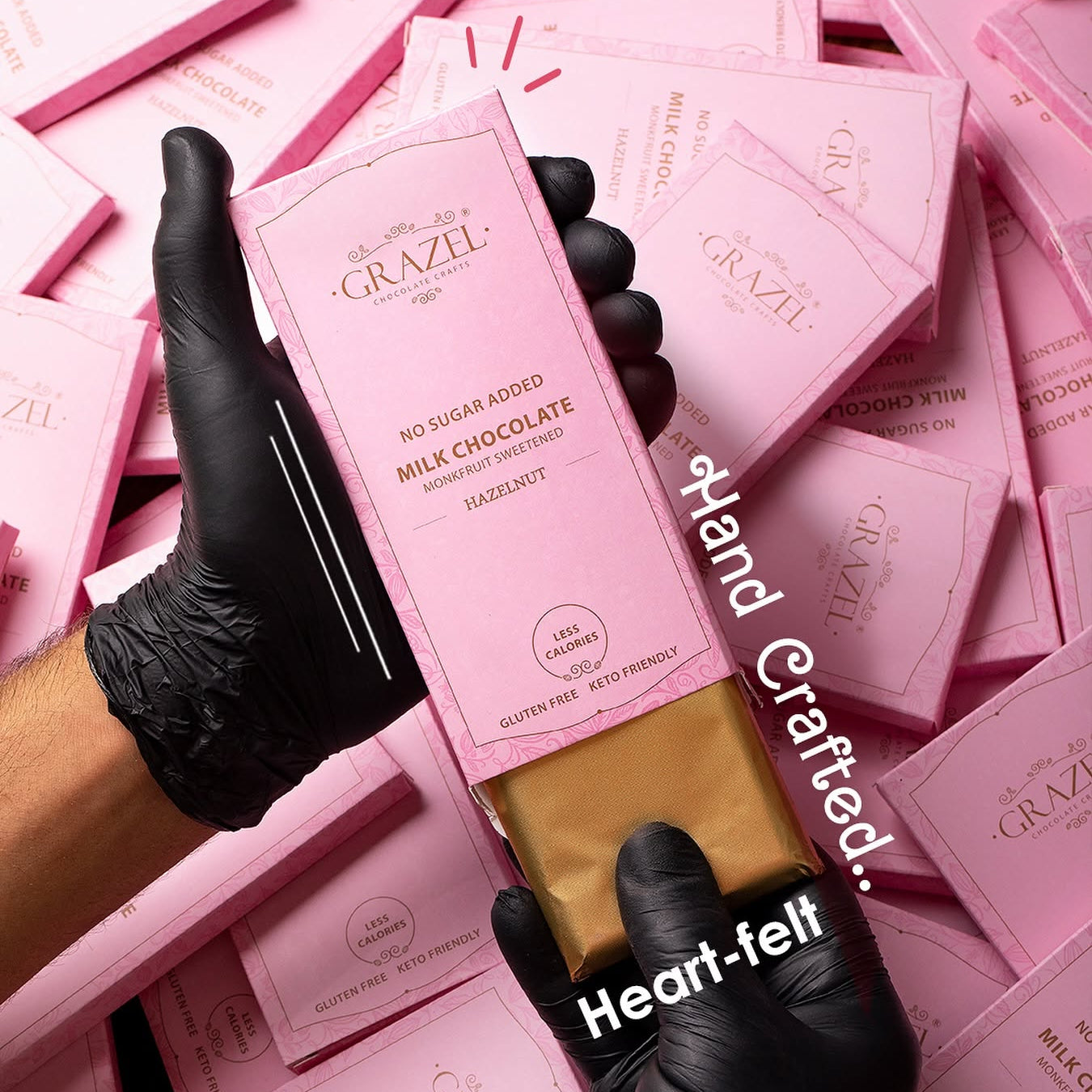 Sugar free Milk Chocolate - Hazelnut - Classic Bar