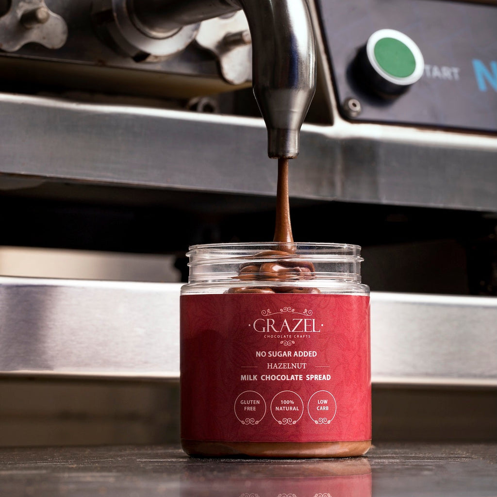 Sugar free hazelnut chocolate spread