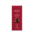 Red packaging of Grazel chocolate bars on a gray background